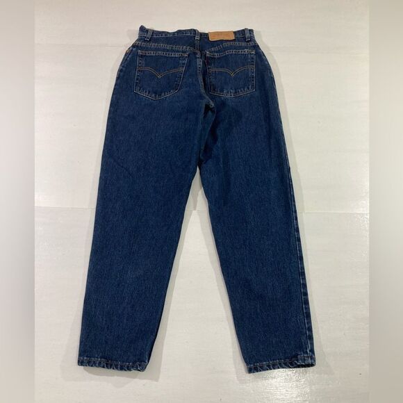 Vintage Levi’s 551 Jeans Women’s 12S Blue Denim Relaxed Tapered 90s Y2K - Picture 3 of 12